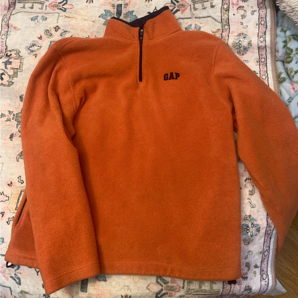 GAP Bold Orange Fleece Jacket